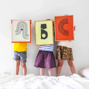 Alphabet Spaghetti by ATWTP - C Print by PAPER COLLECTIVE (paper-collective-alphabet-poster-print-c-print)