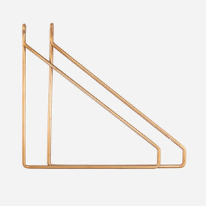 APART Brackets Set of 2 | Brass by HOUSE DOCTOR (house-doctor-brackets-apart-brass-cb0852)