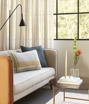 Block Vase | Crystal by HUBSCH (hubsch-block-vase-clear)