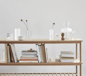 BLOCK Vase Slim | Frost by HUBSCH (hubsch-block-vase-slim-froste)