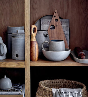 Kendra Serving Plate | Grey by BLOOMINGVILLE (bloomingville-kendra-serving-plate)