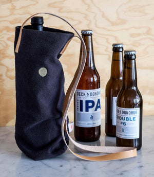 Bottle Bag Iona Caviar by La Cerise Sur Le Gateau (la-cerise-sur-la-gateau-bottle-bag-iona-caviar)