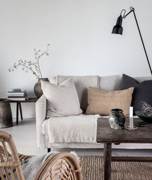 BRICK Cushion Cover 50X50 | Sand Beige by TELL ME MORE (tell-me-more-brick-cushion-cover-50x50-colours-sand-beige)