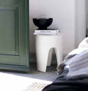 BESSHOEI Side Table - Snow by BY NORD (by-nord-side-table-besshoei-snow)