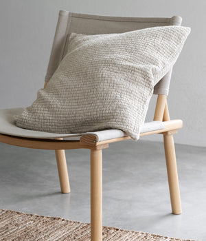 BRICK Cushion Cover 50X50 | Sand Beige by TELL ME MORE (tell-me-more-brick-cushion-cover-50x50-colours-sand-beige)