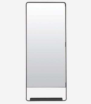 CHIC Mirror w/Shelf | Black by HOUSE DOCTOR (house-doctor-mirror-w-shelf-chic-black-ph0800)