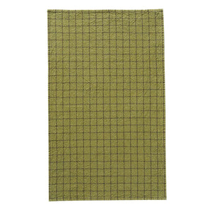 CANA Tea Towel | Olive/Oxyde by CHARVET EDITIONS (charvet-editions-tea-towel-cana-olive)