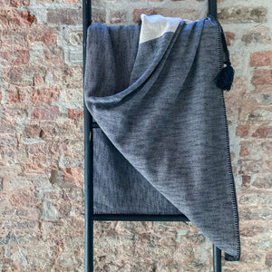 CASABLANCA Blanket 150X240 - Off Black/Off White by HOME LINEN LABELS (home-linen-labels-casablanca-150-240-cm-off-black-off-white-plaid)