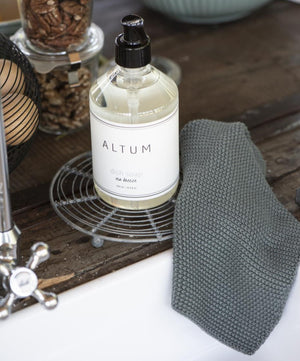 MYNTE Dish Cloth | Moss Green by IB LAURSEN (ib-laursen-dish-cloth-mynte-moss-greeen-knitted)