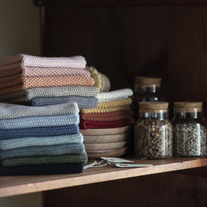 MYNTE Kitchen Towel | Thunder Grey by IB LAURSEN (ib-laursen-towel-mynte-thunder-grey-knitted)