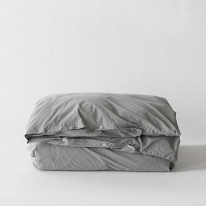Cotton Duvet Cover 150X200 | Dove by TELL ME MORE (tell-me-more-duvet-cover-cotton-150x200-colour-dove)