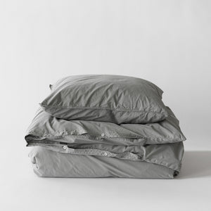 Cotton Duvet Cover 150X200 | Dove by TELL ME MORE (tell-me-more-duvet-cover-cotton-150x200-colour-dove)