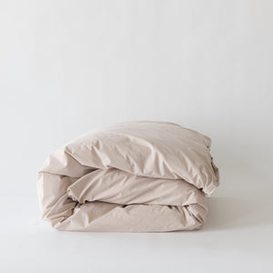 Cotton Duvet Cover 150X200 | Shell by TELL ME MORE (tell-me-more-duvet-cover-cotton-150x200-colour-shell)
