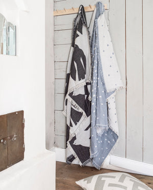 EARLY BIRD Throw | Beluga by BRITA (brita-early-bird-throw-beluga)