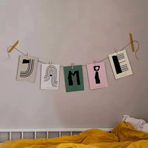 Alphabet Spaghetti by ATWTP - E Print by PAPER COLLECTIVE (paper-collective-alphabet-poster-print-e-print)