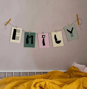 Alphabet Spaghetti by ATWTP - Y Print by PAPER COLLECTIVE (paper-collective-alphabet-poster-print-y-print)