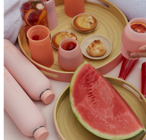 STEGG Silicone Highball Glasses | Peach+Petal by PORTER GREEN (stegg-unbreakable-silicone-highball-glasses-peach-peta)