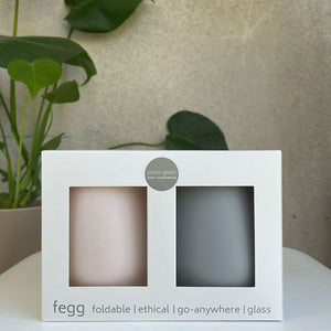 FEGG Silicone Tumblers | Smoke+Stone by PORTER GREEN (fegg-unbreakable-silicone-tumblers-smoke-stone)