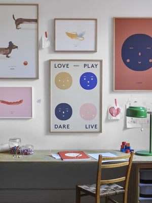 FOUR FEELINGS by ATWTP/Mado by PAPER COLLECTIVE (paper-collective-four-feelings-print)