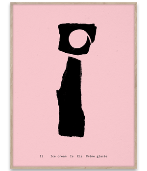 Alphabet Spaghetti by ATWTP - I Print by PAPER COLLECTIVE (paper-collective-alphabet-poster-print-i-print)