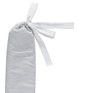 100% Pure Japanese Cotton | Mono Grey Stripe by YUYU BOTTLE (yuyu-bottle-yuyu-bottle-cotton-stripe-mono-grey)