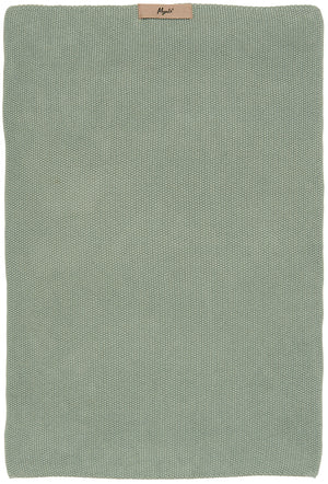 MYNTE Kitchen Towel | Dusty Green by IB LAURSEN (ib-laursen-towel-mynte-dusty-green-knitted)