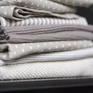 MYNTE Kitchen Towel | Sand by IB LAURSEN (ib-laursen-towel-mynte-sand-knitted)