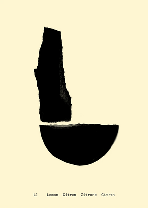 Alphabet Spaghetti by ATWTP - L Print by PAPER COLLECTIVE (paper-collective-alphabet-poster-print-l-print)