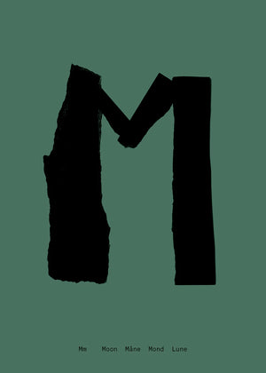 Alphabet Spaghetti by ATWTP - M Print by PAPER COLLECTIVE (paper-collective-alphabet-poster-print-m-print)