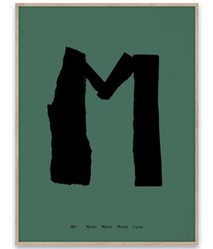 Alphabet Spaghetti by ATWTP - M Print by PAPER COLLECTIVE (paper-collective-alphabet-poster-print-m-print)