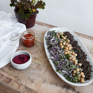 MADE Serving Dish 38cm | Ivory by HOUSE DOCTOR (house-doctor-serving-dish-made-ivory-fn0460)