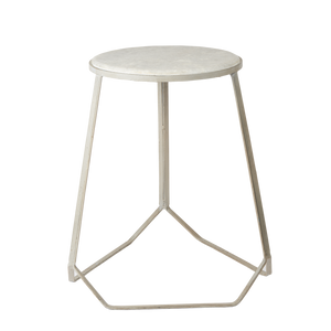 Marcello Iron and Marble Stool - Grey by IB LAURSEN (affari-of-sweden-marcello-stool-s-grey)