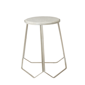 Marcello Iron and Marble Stool - Grey by IB LAURSEN (affari-of-sweden-marcello-stool-s-grey)
