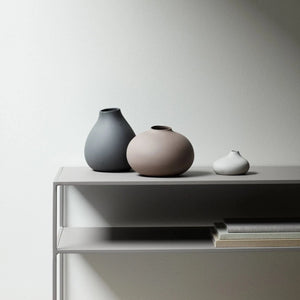 NONA Vase Trio | Micro Chip by BLOMUS (blomus-nona-vase-set-3-micro-chip)