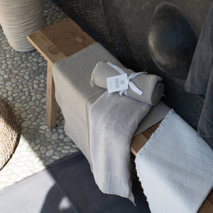 PATARA Bath Mat 120cm | Dark Grey by HOME LINEN LABELS (home-linen-labels-patara-70-120-cm-dark-grey-bath-mat)