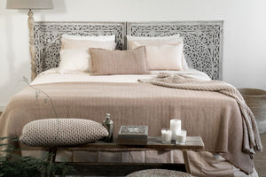 Patara Cushion Cover | Dark Powder by HOME LINEN LABELS (home-linen-labels-patara-40-60-cm-dark-powder-decorative-cushion-cover)