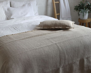 Patara Cushion Cover | Dark Powder by HOME LINEN LABELS (home-linen-labels-patara-40-60-cm-dark-powder-decorative-cushion-cover)