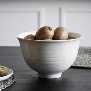 PION Bowl 19.5cm | Grey/White by HOUSE DOCTOR (house-doctor-bowl-pion-grey-white-dia-19-5cm)