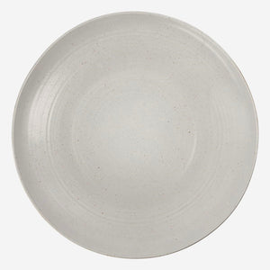 Pion Round Platter 36cm | Grey/White by HOUSE DOCTOR (house-doctor-dish-pion-grey-white-dia-36cm)
