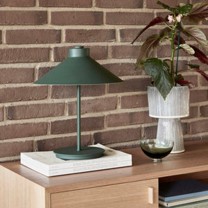 PLINTH Pots Set Of 2 - Beige/Black by HUBSCH (hubsch-plinth-pots-beige-blac)