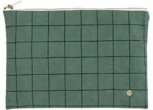Pouch Oscar L | Sauge by La Cerise Sur Le Gateau (la-cerise-sur-la-gateau-pouch-oscar-sauge-l)