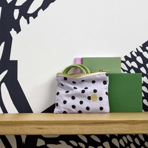 Pouch Polka S | Lilas by La Cerise Sur Le Gateau (la-cerise-sur-la-gateau-pouch-polka-lilas-s)