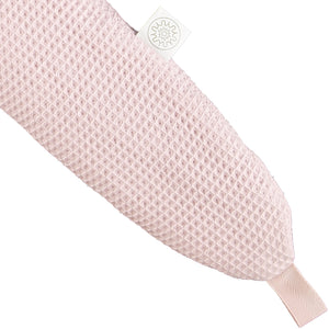 Long hot water bottle 100% Cotton Waffle |Rose by YUYU BOTTLE (yuyu-bottle-yuyu-bottle-waffle-rose)