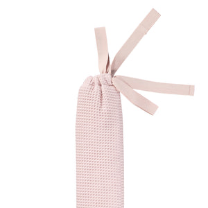 Long hot water bottle 100% Cotton Waffle |Rose by YUYU BOTTLE (yuyu-bottle-yuyu-bottle-waffle-rose)