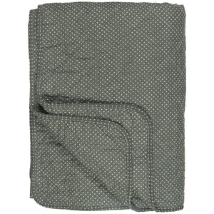 QUILT - Olive/Mini White Dots by IB LAURSEN (ib-laursen-quilt-olive-w-mini-dots)