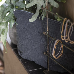 Quilted Travel Pouch - Deep Blue by IB LAURSEN (ib-laursen-toiletry-bag-quilted-historical-blue)