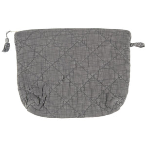 Quilted Travel Pouch - Purple Ash by IB LAURSEN (ib-laursen-toiletry-bag-quilted-purple-ash)