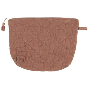Quilted Travel Pouch - Terracotta by IB LAURSEN (ib-laursen-toiletry-bag-quilted-tuscany)