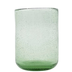 RICH Drinking Glass Set of 4 | Green by HOUSE DOCTOR (house-doctor-glass-rich-light-green)