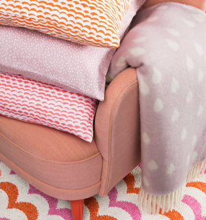 RAINY DAYS Blanket - Rose by BRITA (brita-rainy-days-blanket-rose)